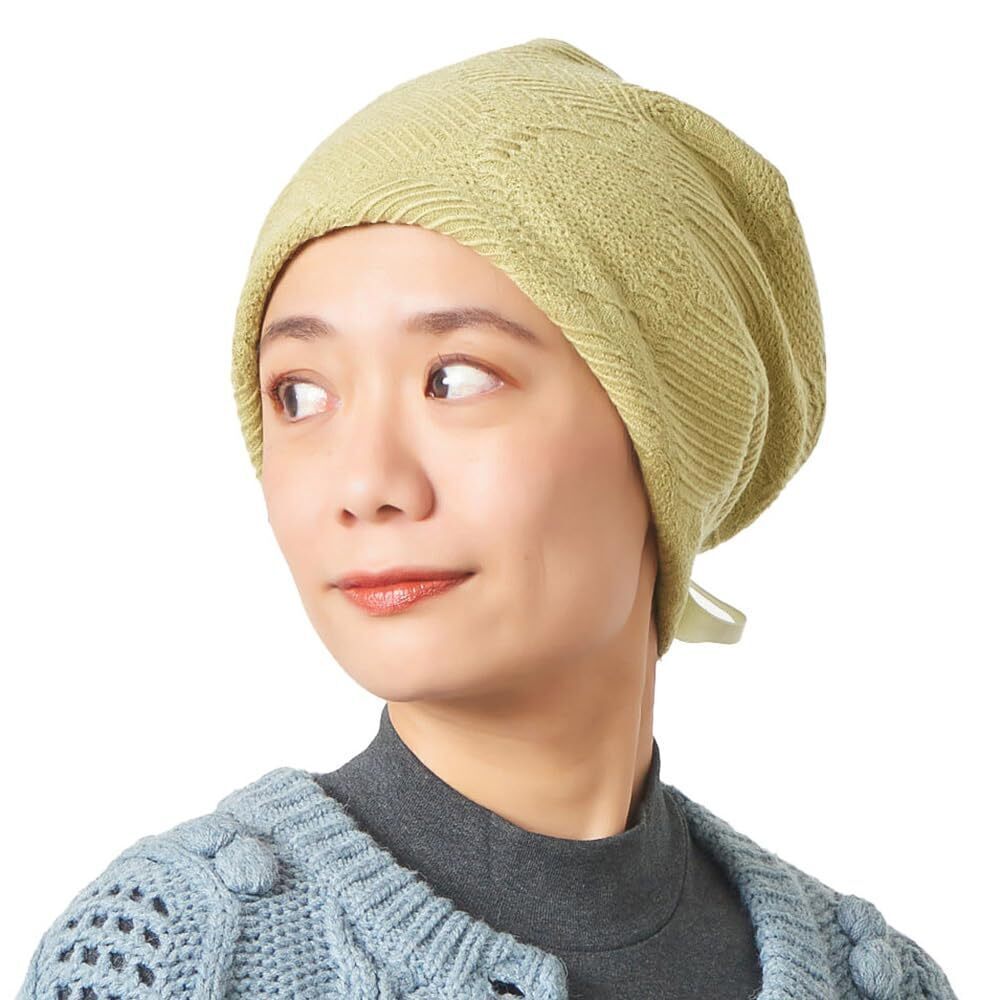 6638 Organic Cotton-Lined Skully Hats , Loose Acrylic & Wool Spring Toque